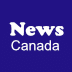 Logotipo News Canada em fundo azul
