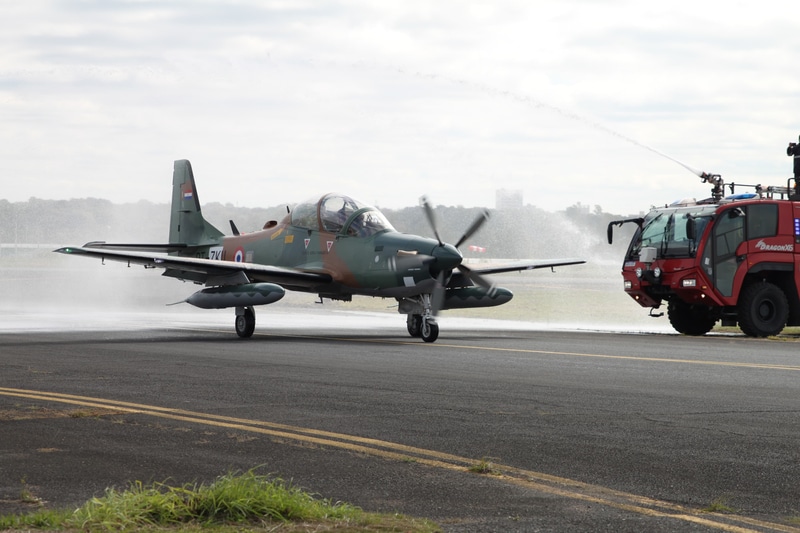 Embraer entrega A-29 Super Tucano à Força Aérea do Paraguai