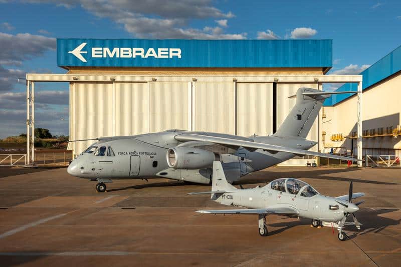 Portugal recebe terceiro KC-390 e inicia testes do A-29N