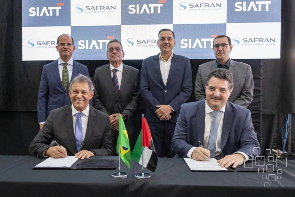 Parceria assinada entre empresas SIATT e Safran.