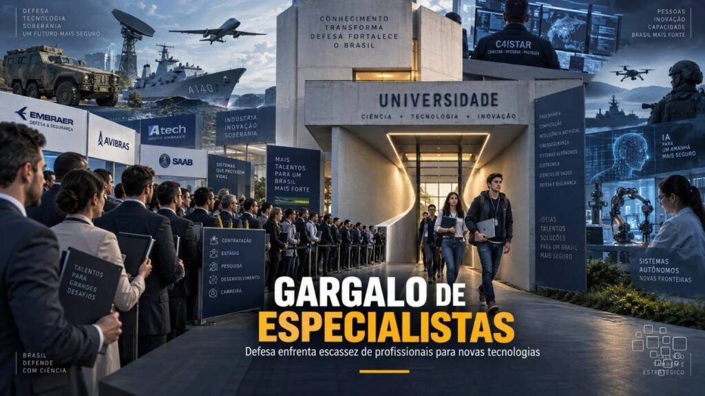 Universidade prepara especialistas em tecnologia e defesa.